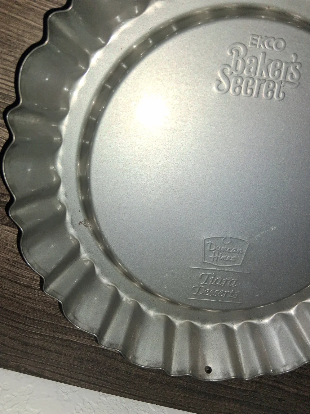 ​Vintage Ekco Bakers Secret Duncan Hines Tiara Dessert Tart Pan Fluted 10 Inch